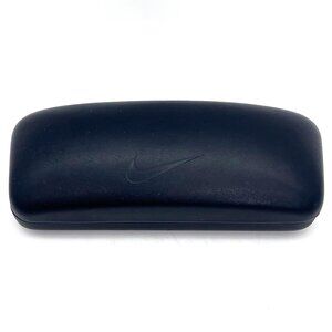 Nike Just Do It Black Hard Shell Clamshell Sunglasses Glasses Case Made in Italy